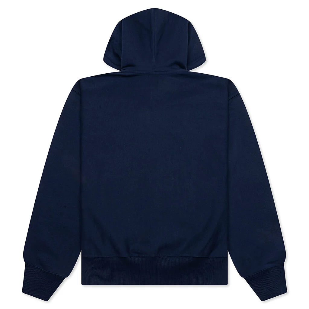 Mirror Zip Hoodie Navy