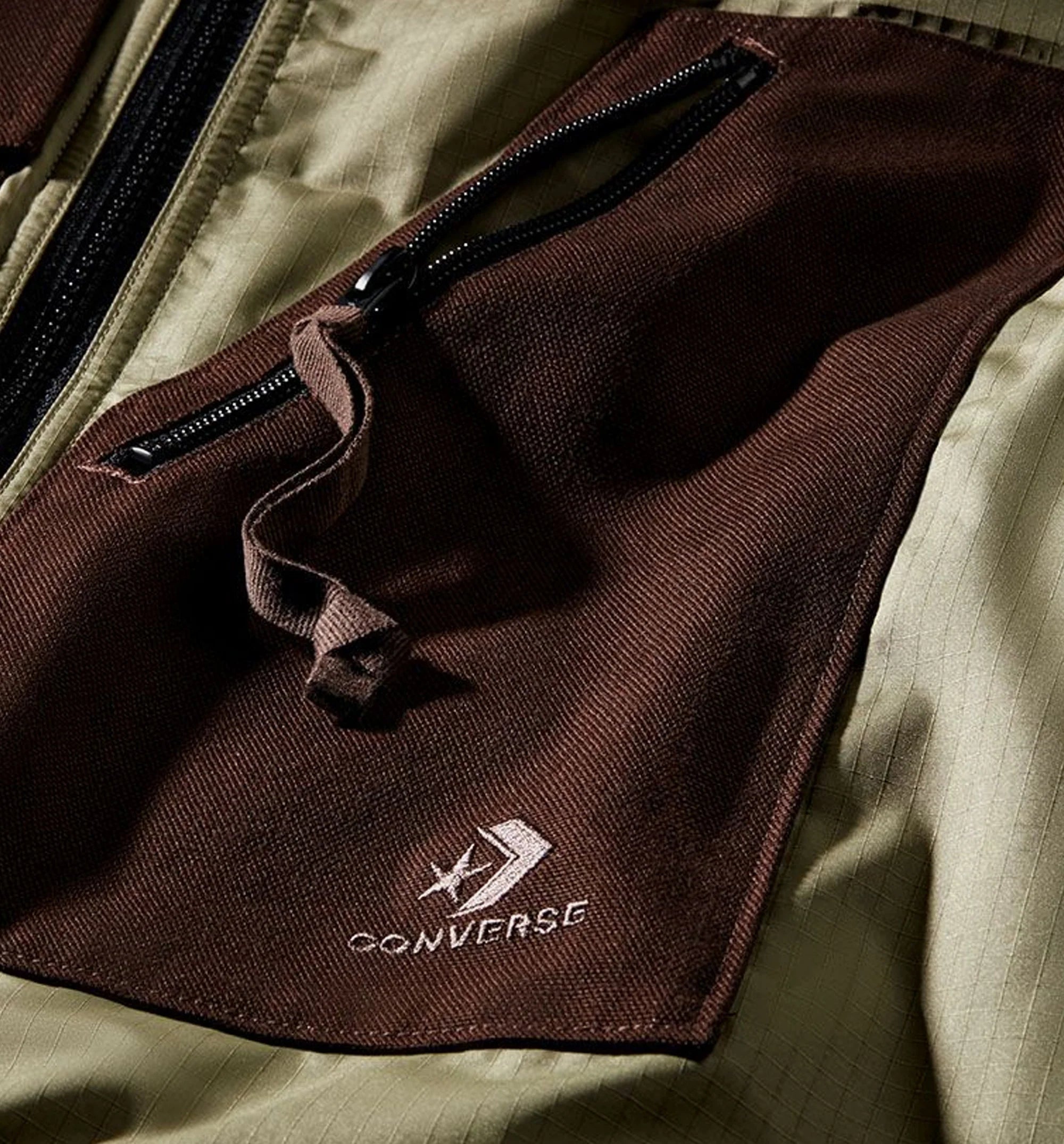 Patta Four Leaf Clover Utility Reversible Mens Vest Brown