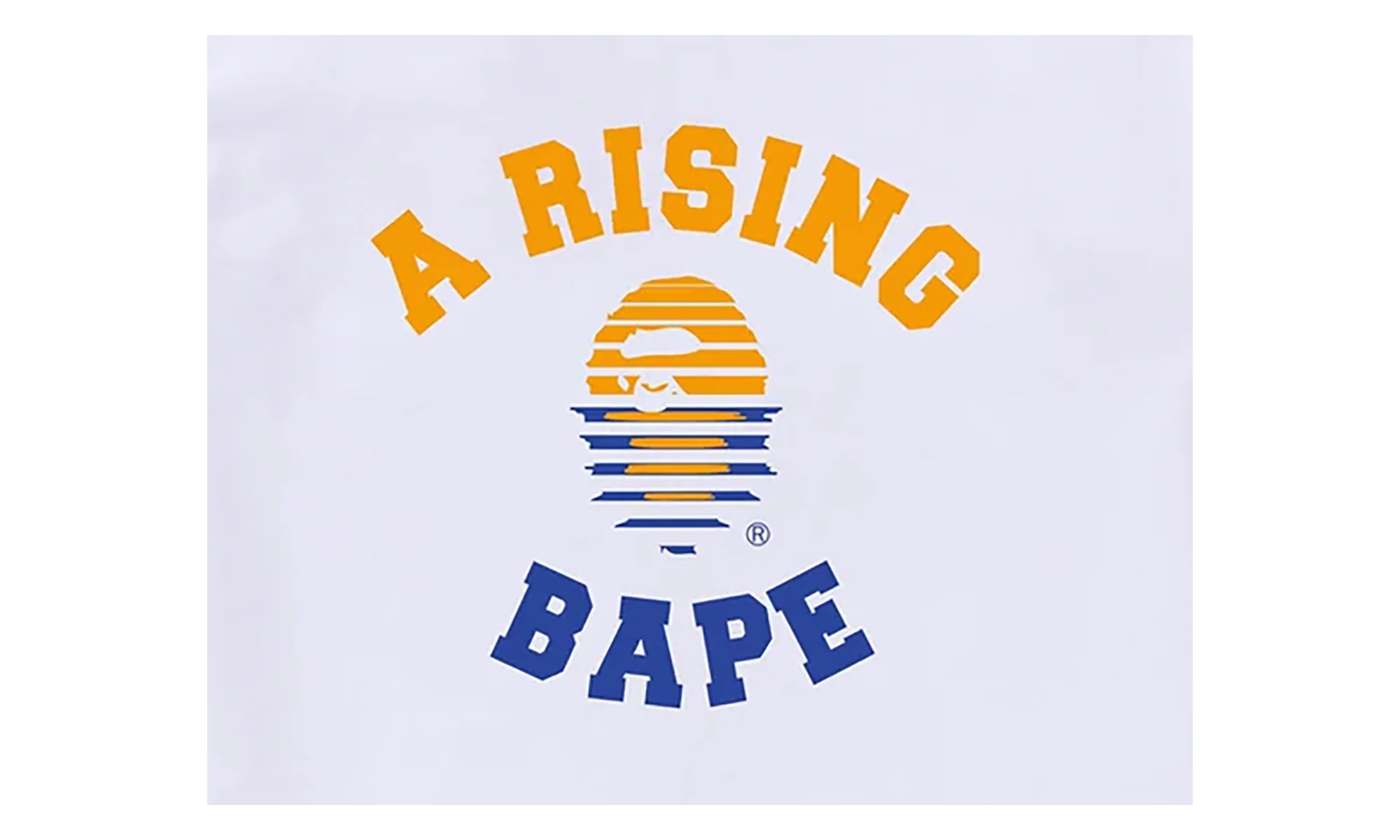 A Rising Bape Tee "White" 1K30 110 047 WHITE