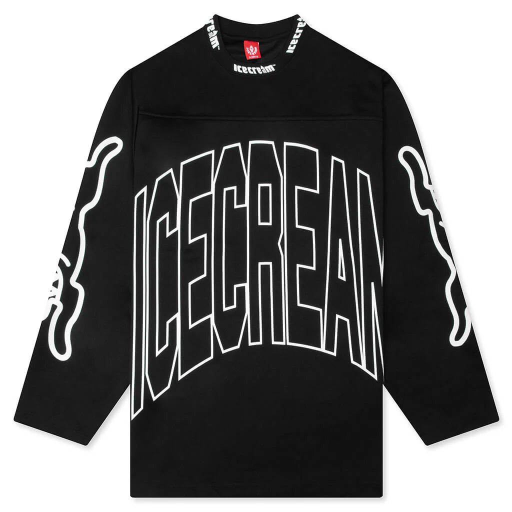 Hyperdrive L S Knit Tee Black