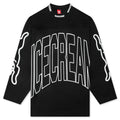 Hyperdrive L S Knit Tee Black