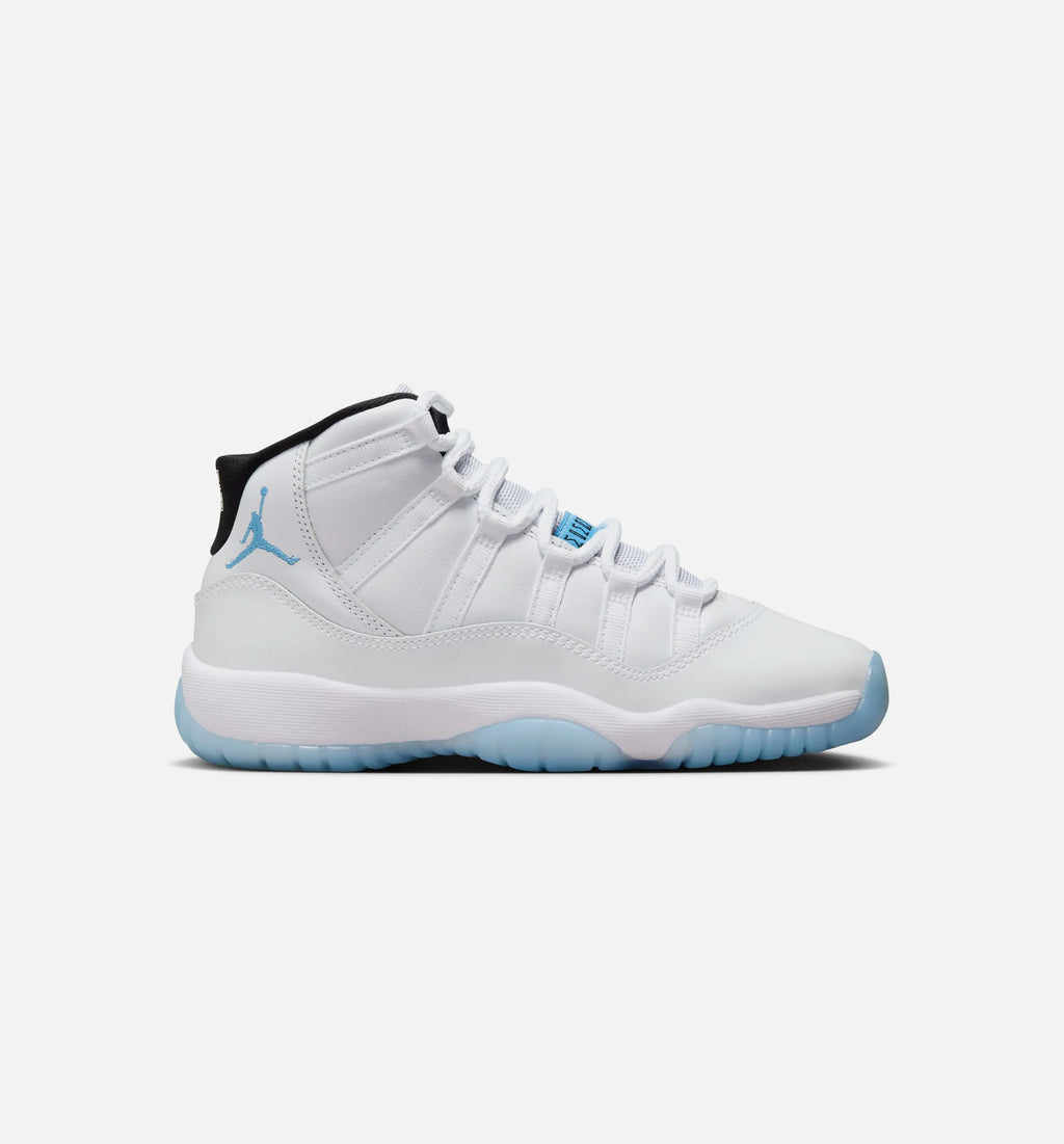 Air Jordan 11 Retro Legend Blue Grade School Lifestyle Shoe White Legend Blue Black Free Shipping