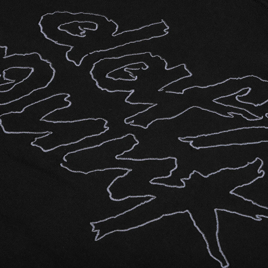 Ram Zip Hoodie Black
