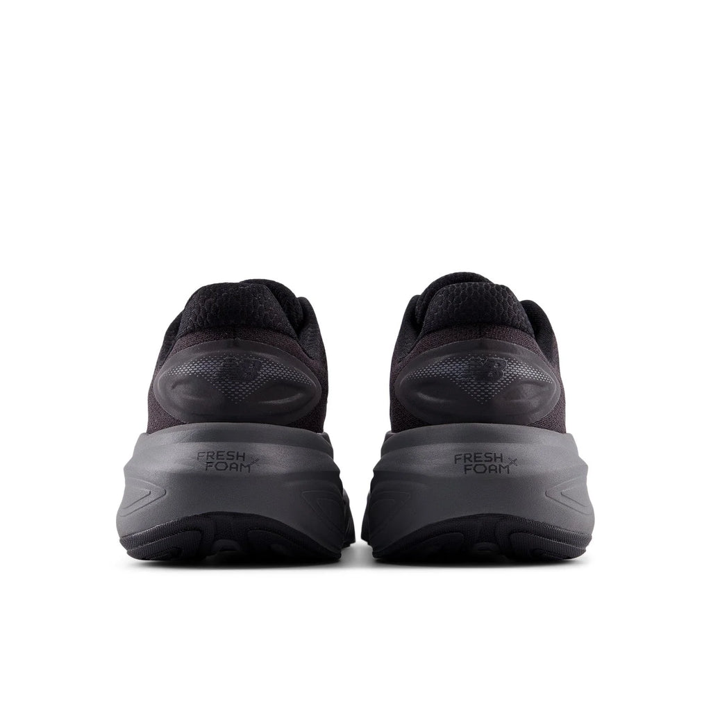 Men's Fresh Foam X More v6 in Black with Castlerock and Black Metallic