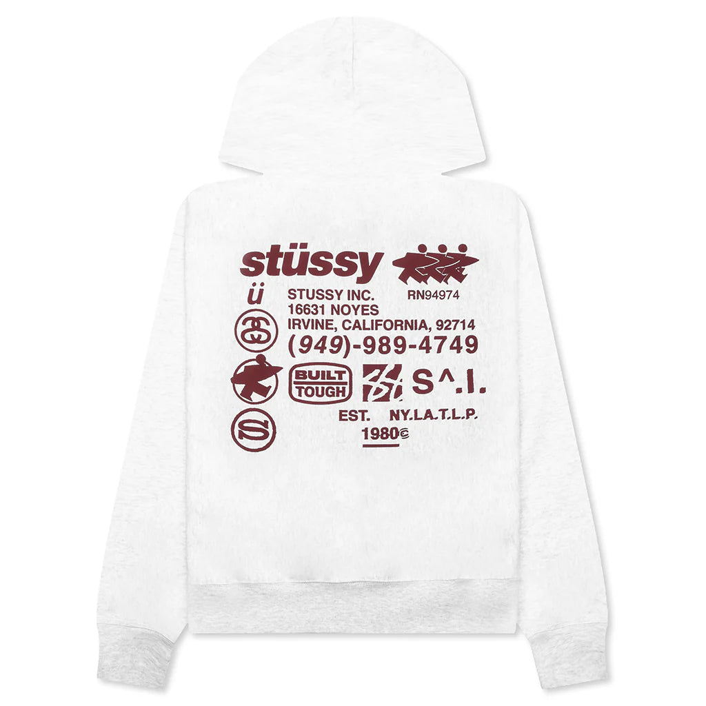 DNA Zip Hoodie Ash Heather