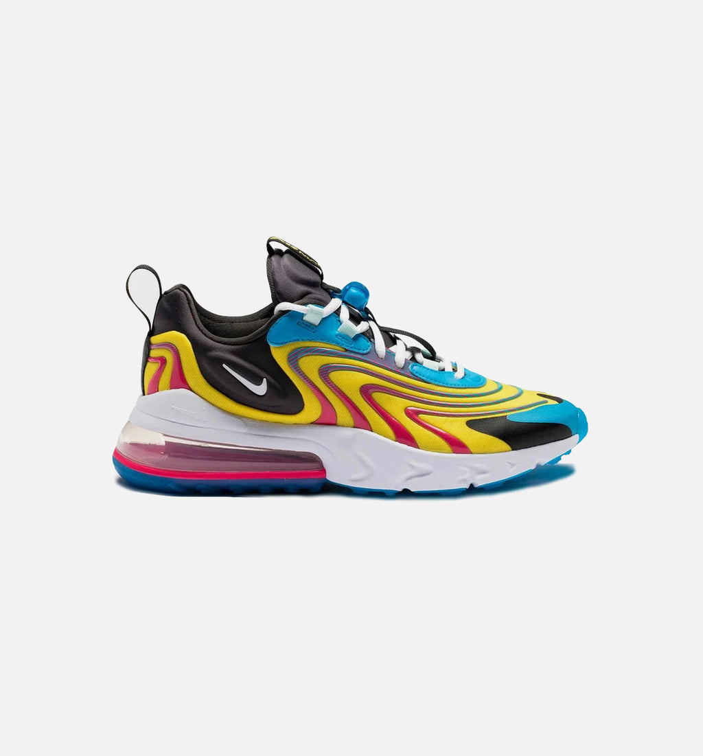 Air Max 270 React Eng Mens Shoe Laser Blue White Anthracite
