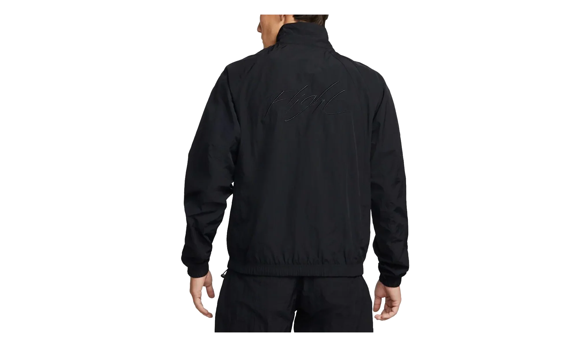 Jordan Metallic Zipper Sports Jacket "Black" DH9037 010