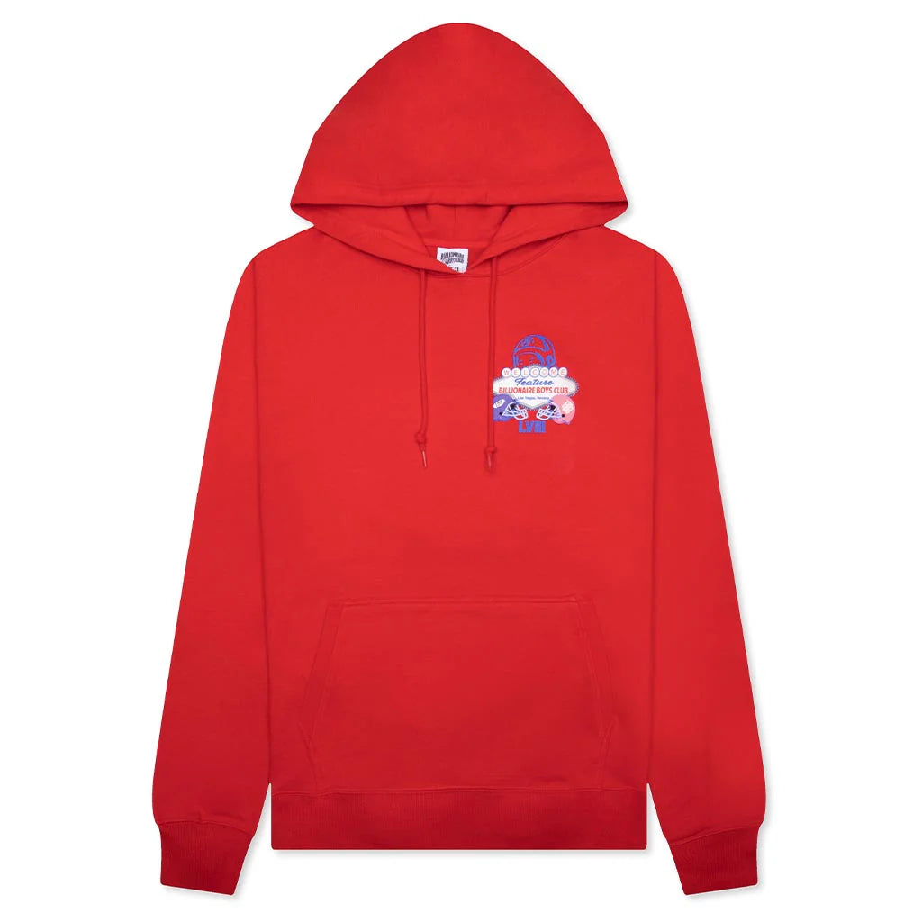 Feature x Billionaire Boys Club Las Vegas Hoodie Tomato Red