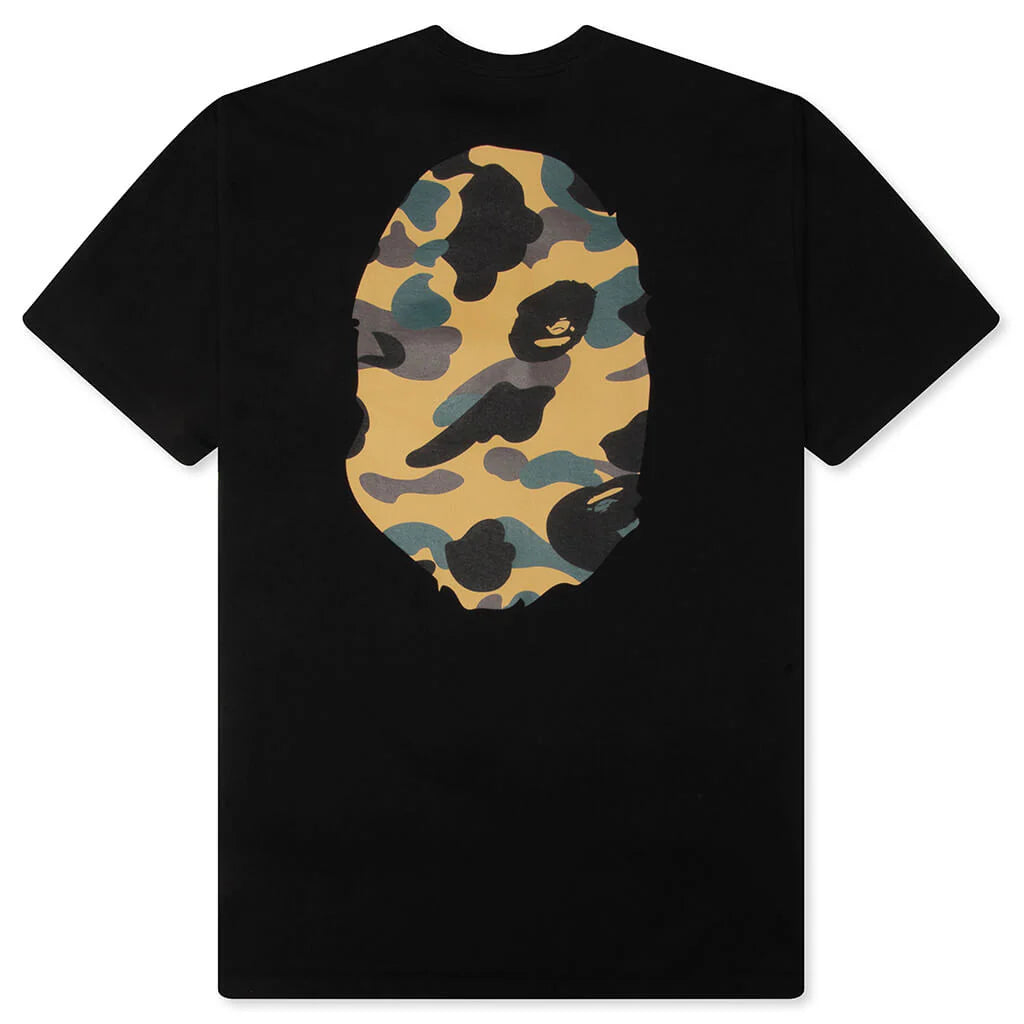 1st Camo Big Ape Head Tee Black Yellow
