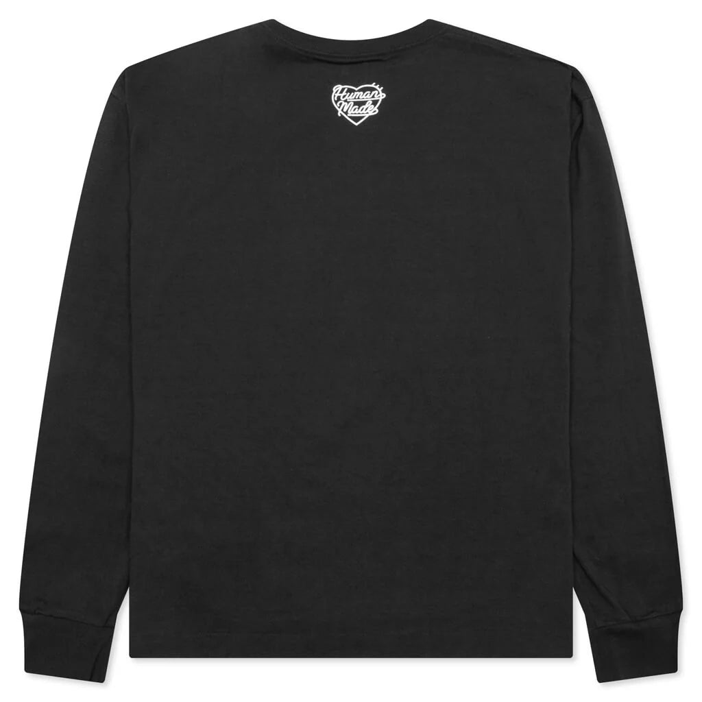 Graphic L S T Shirt 4 Black