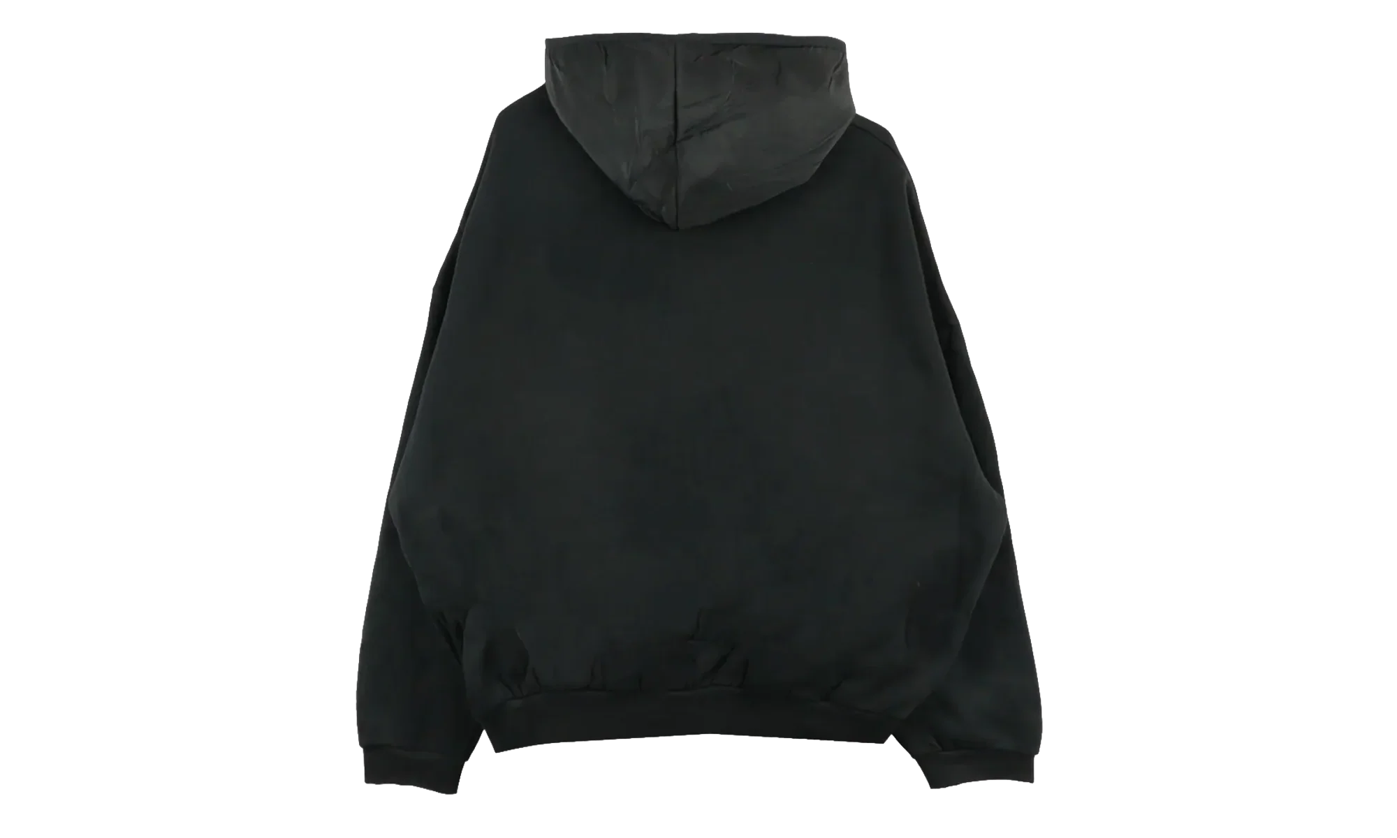 Nylon Fleece Hoodie "Jet Black" 202SP244314F