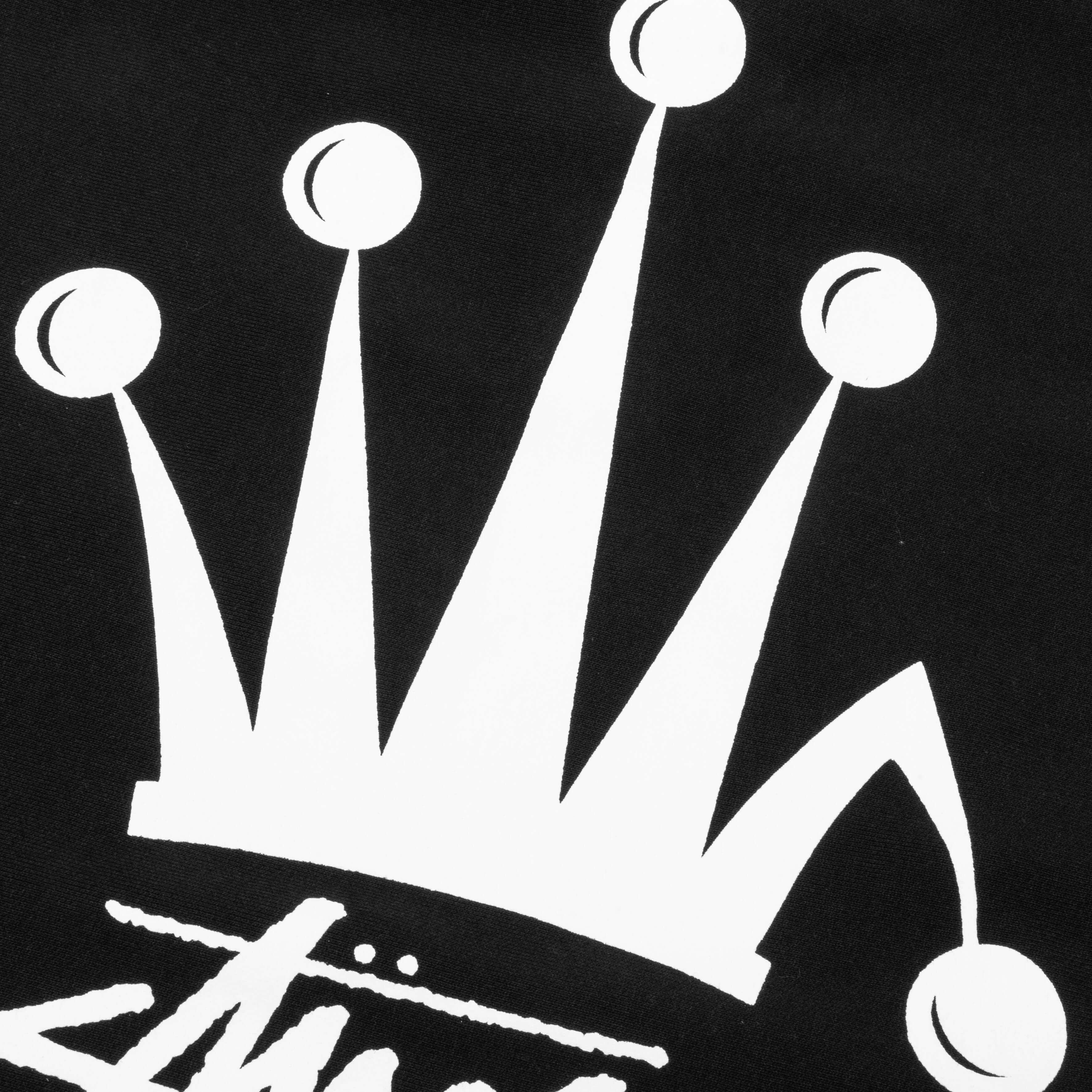 Regal Crown Zip Hoodie Black