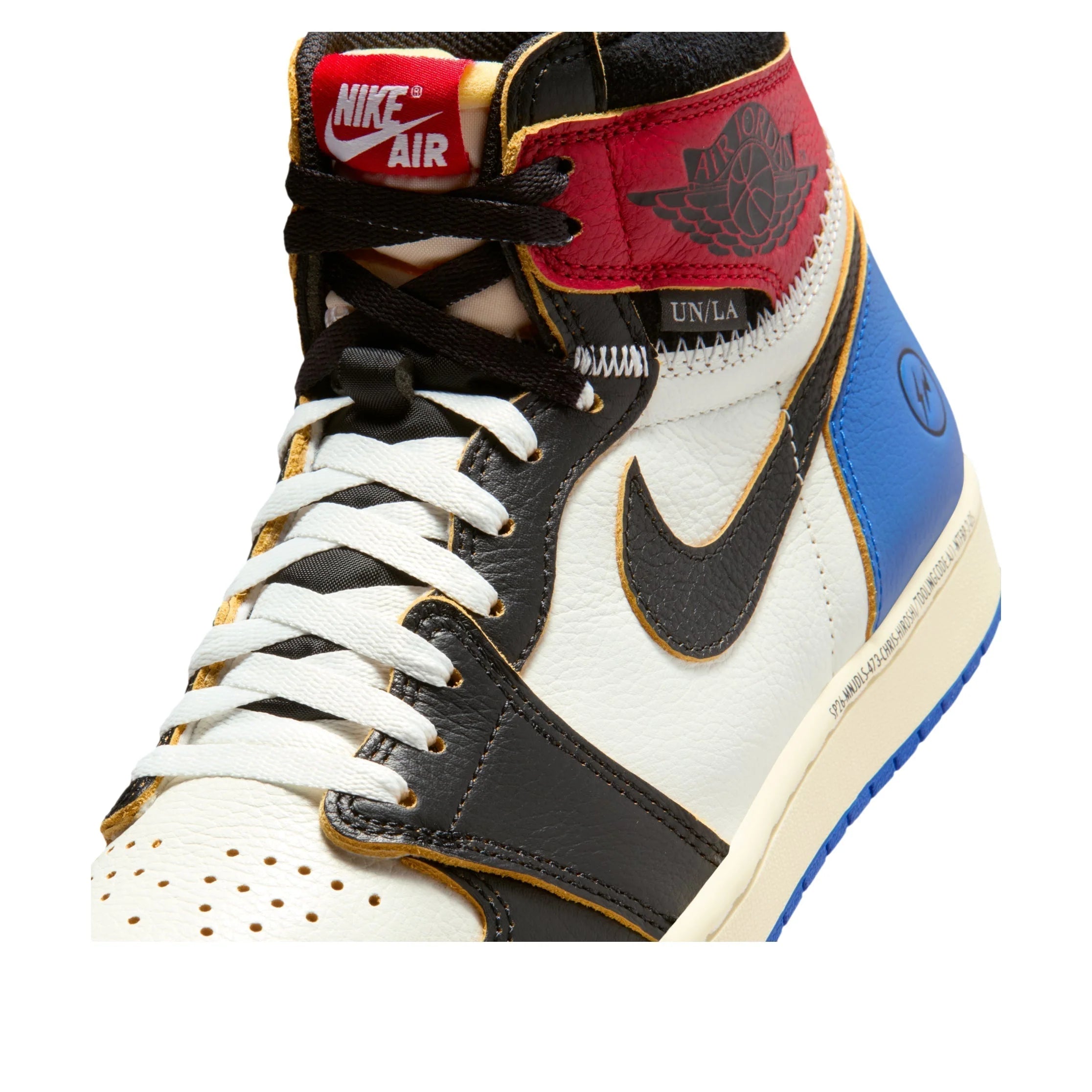 JordanAir Jordan 1 Retro High x Fragment x Union LA OG SP Varsity Red Sport Royal