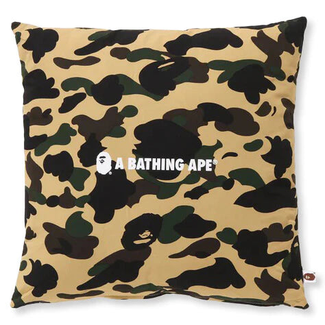 1st Camo Square Cushion Yellow