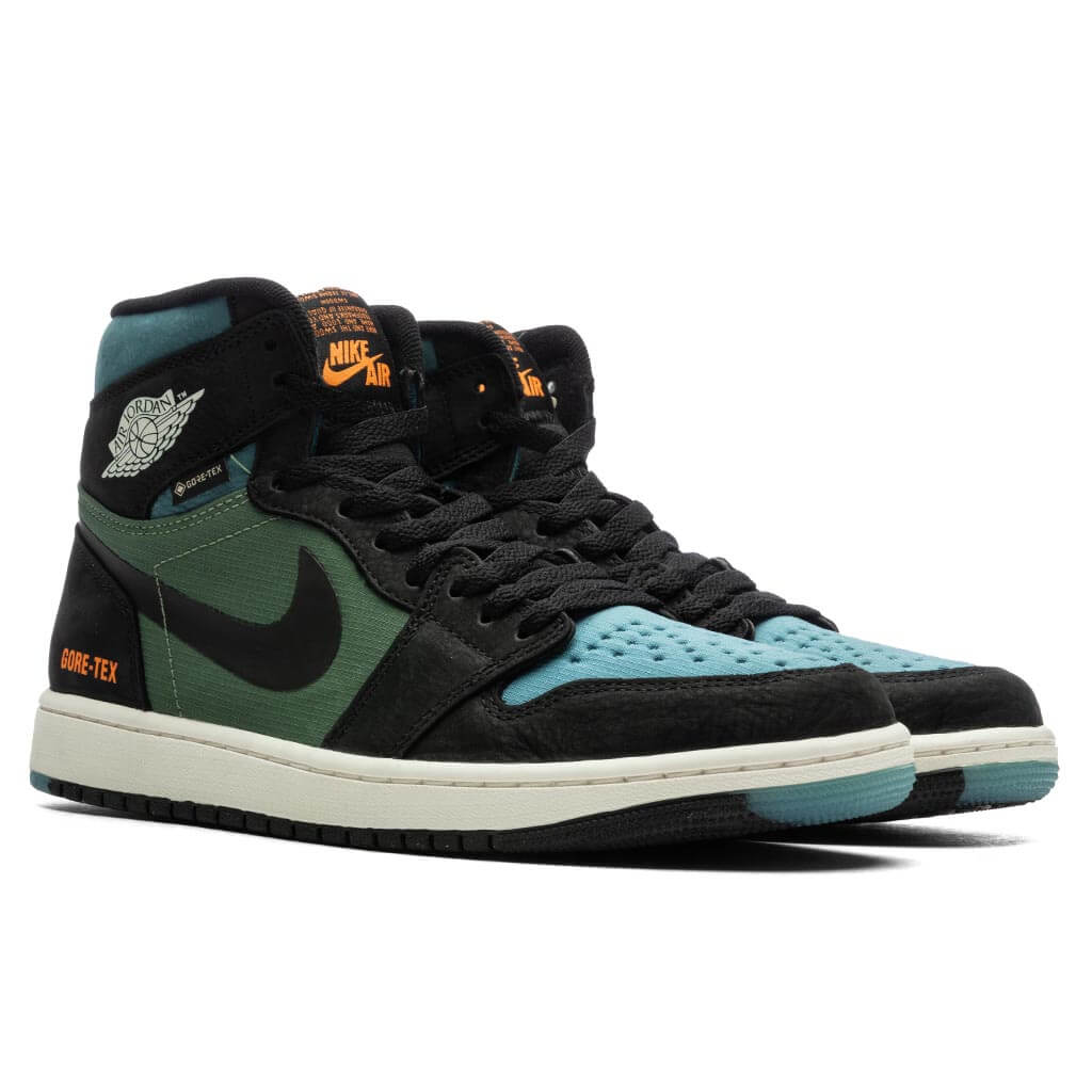 Air Jordan 1 Element Black Olive Black Sky J Light Olive Bright Mandarin