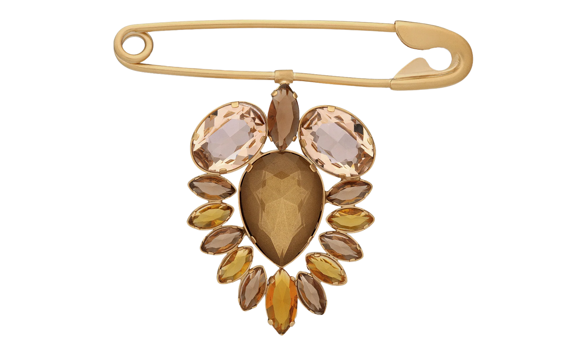 GEMSTONE BROOCH "GOLD" SM1VK0012SV0164961