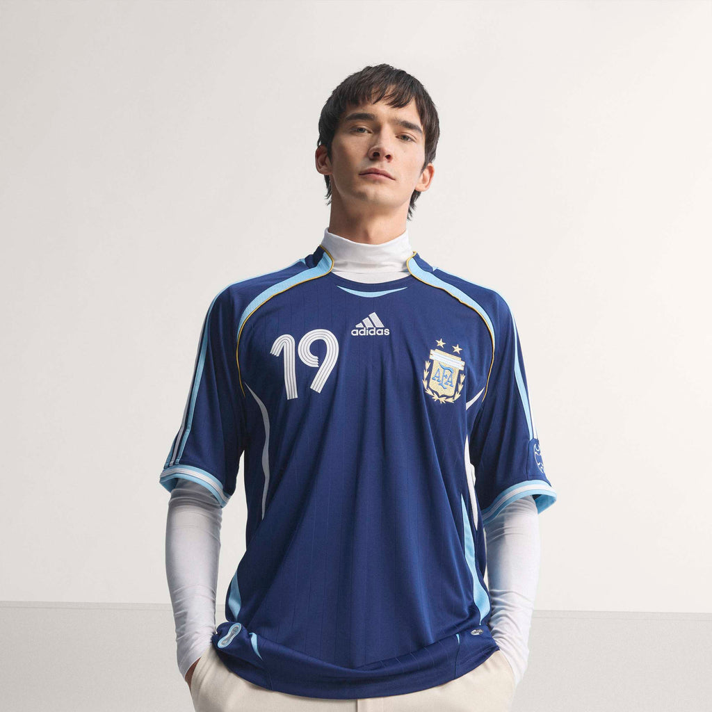 adidas Argentina Away Messi Mens Soccer Jersey 2006 Dark Blue