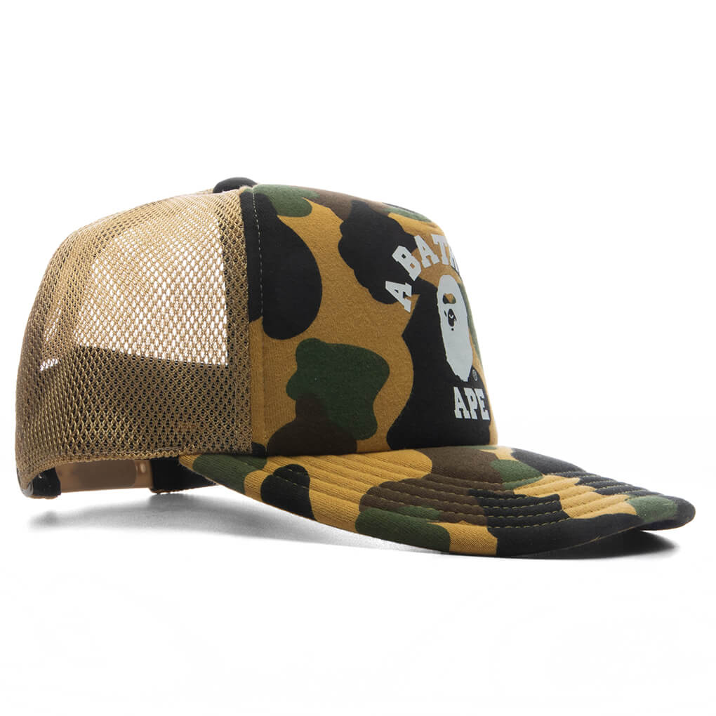 1st Camo College Mesh Cap Yellow