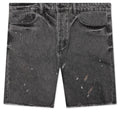 Berry Wide Denim Short Vintage Black