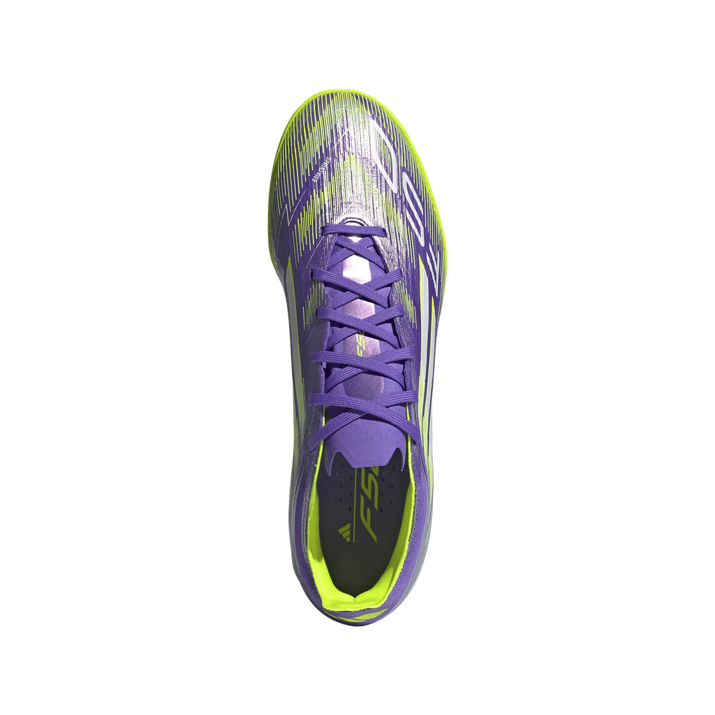 adidas F50 Pro Turf Soccer Cleats Purple White Lemon