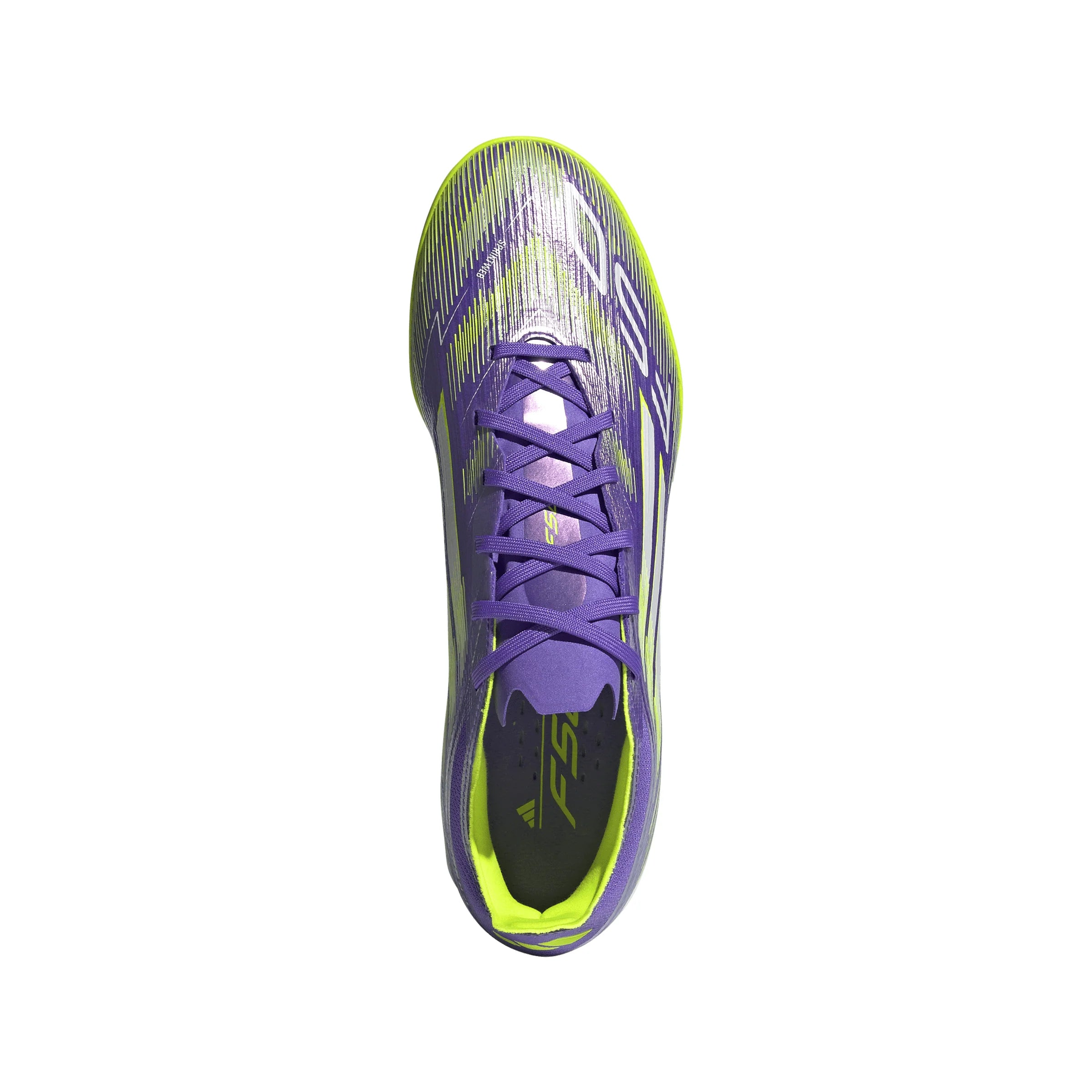 adidas F50 Pro Turf Soccer Cleats Purple White Lemon