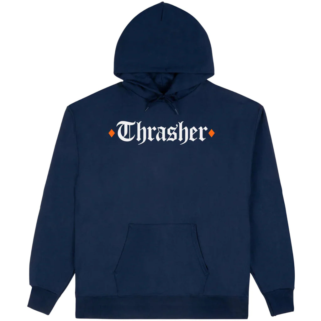 Thrasher x Spitfire The End Oath Hoodie Navy
