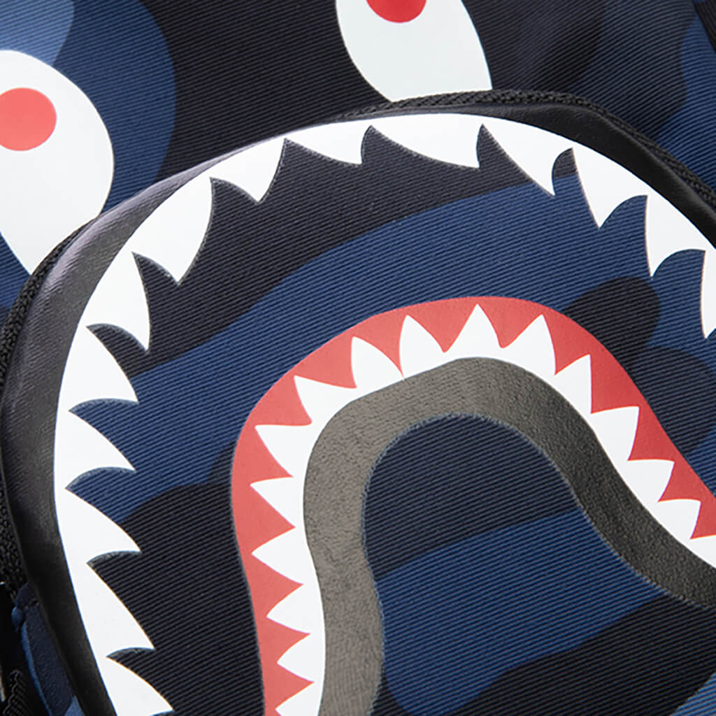 Color Camo Shark Mini Bag Navy