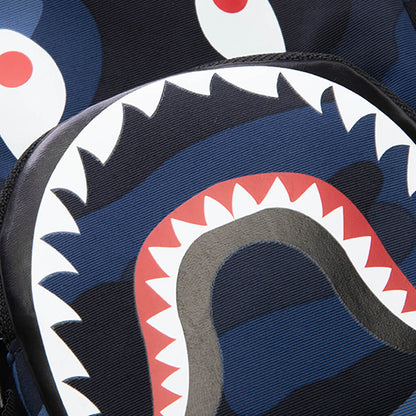 Color Camo Shark Mini Bag Navy