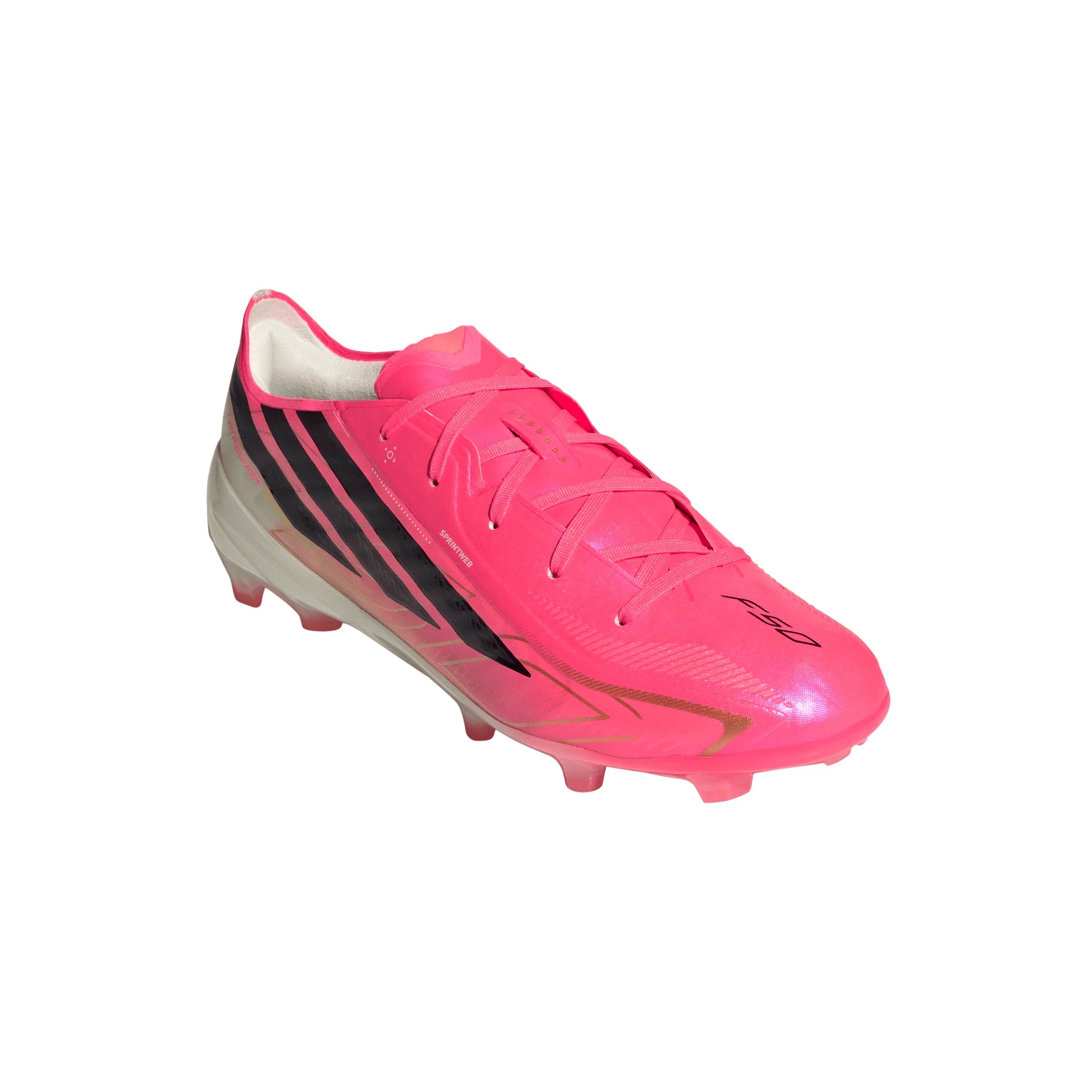 adidas F50 Hyperfast Elite Firm Ground Youth Soccer Cleats Turquesa Black Gold