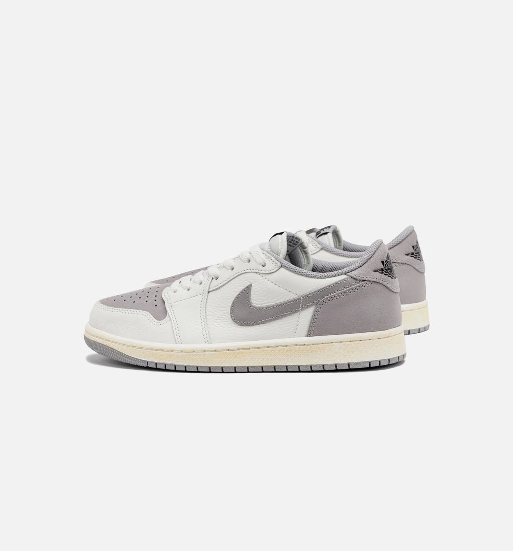 Air Jordan 1 Retro Low OG Atmosphere Grey Mens Lifestyle Shoe Sail Black Atmosphere Grey