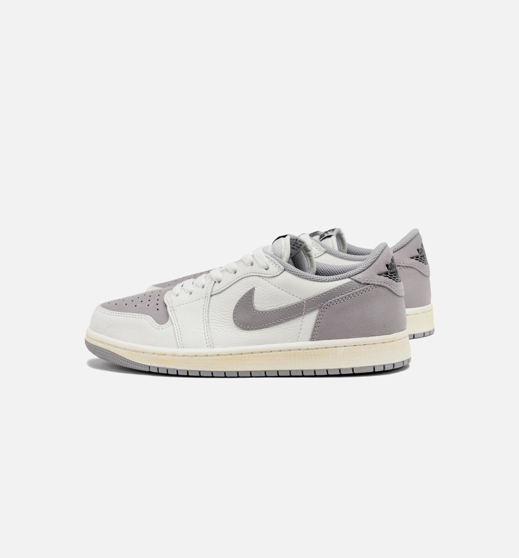 Air Jordan 1 Retro Low OG Atmosphere Grey Mens Lifestyle Shoe Sail Black Atmosphere Grey