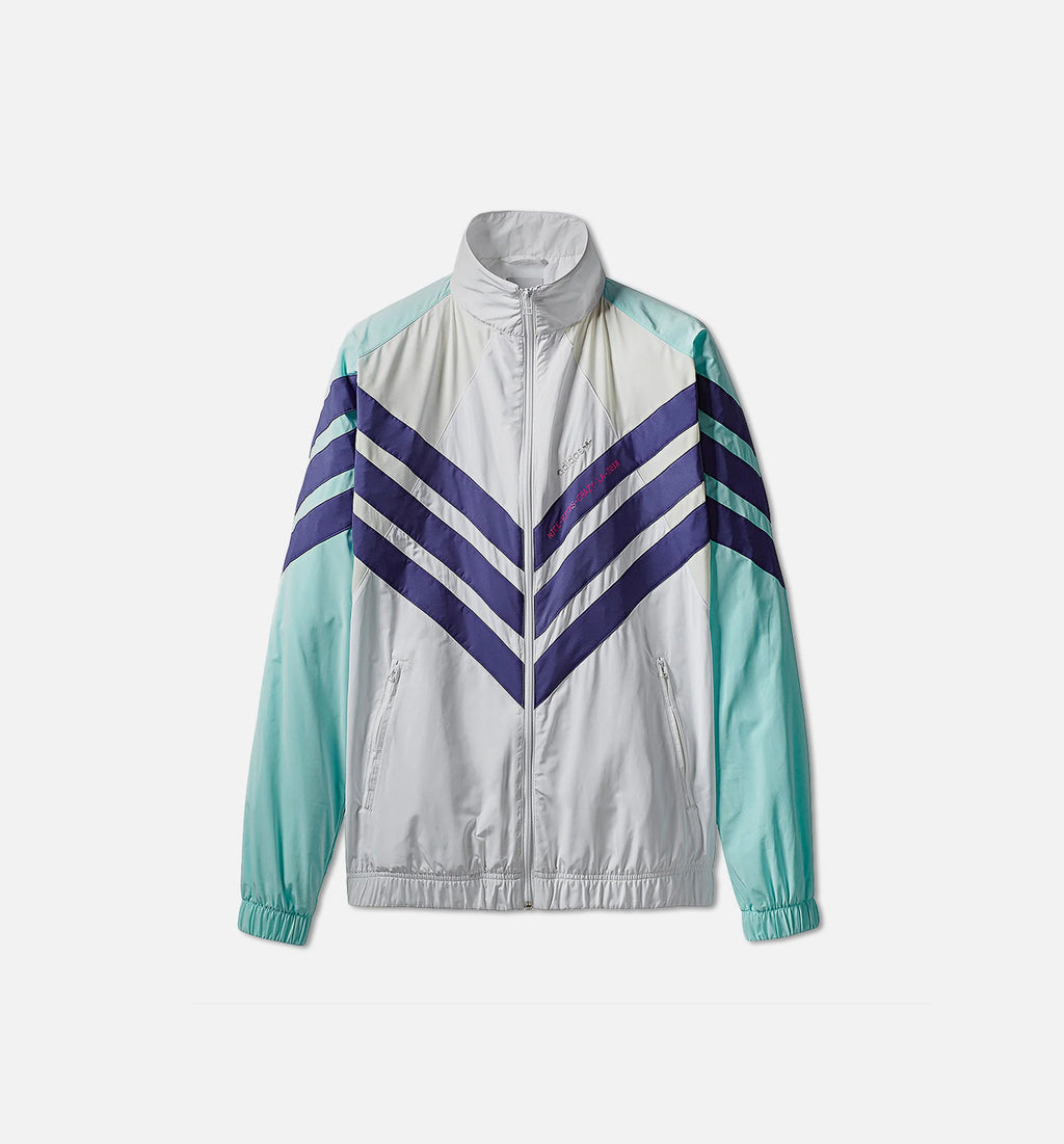 adidas Consortium X Nice Kicks Mens Track Jacket White Teal Purple