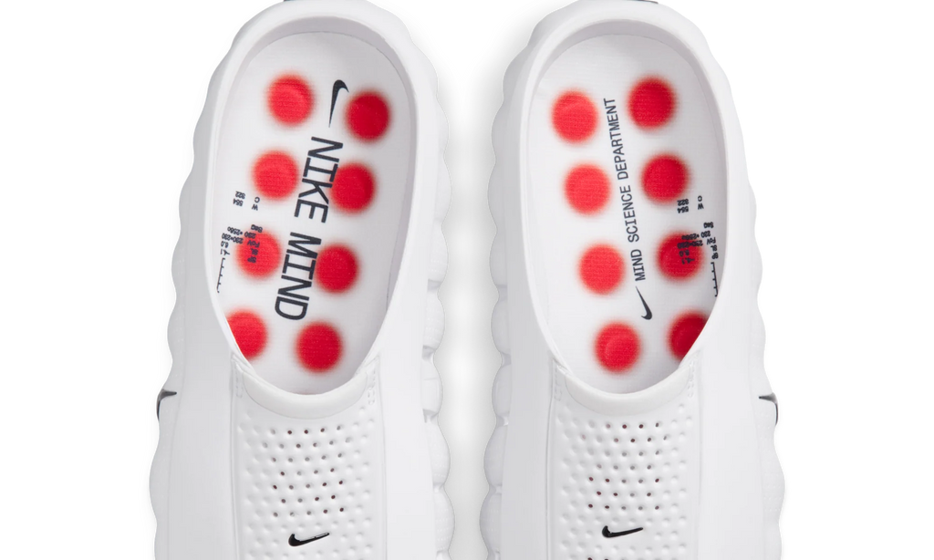 Nike Mind 001 Slide White Speed Red