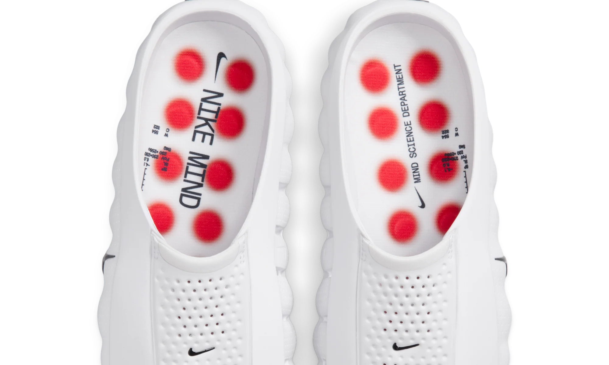 Nike Mind 001 Slide White Speed Red