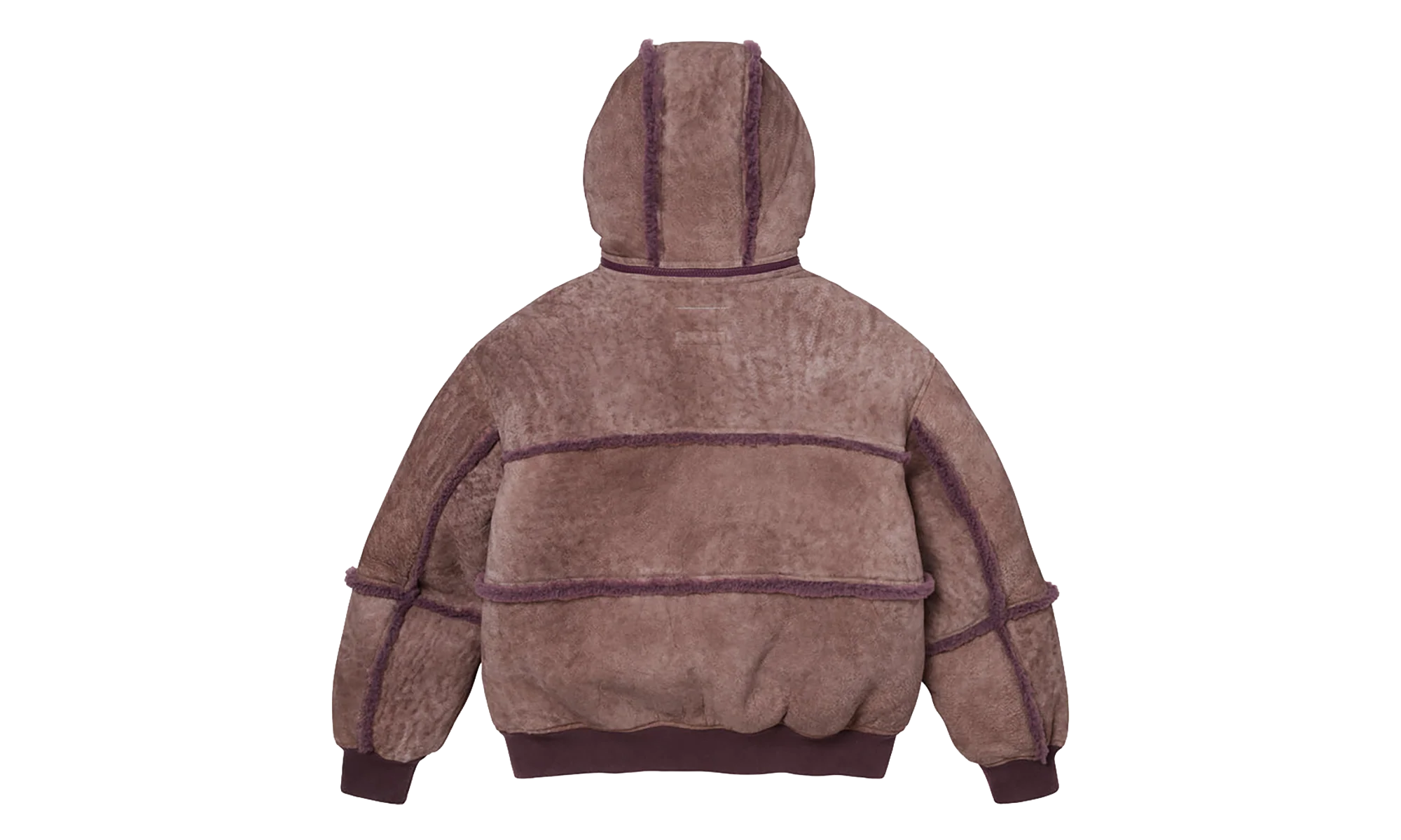 MM6 Maison Margiela Shearling Bomber Jacket "SS26 - Purple" SU27196