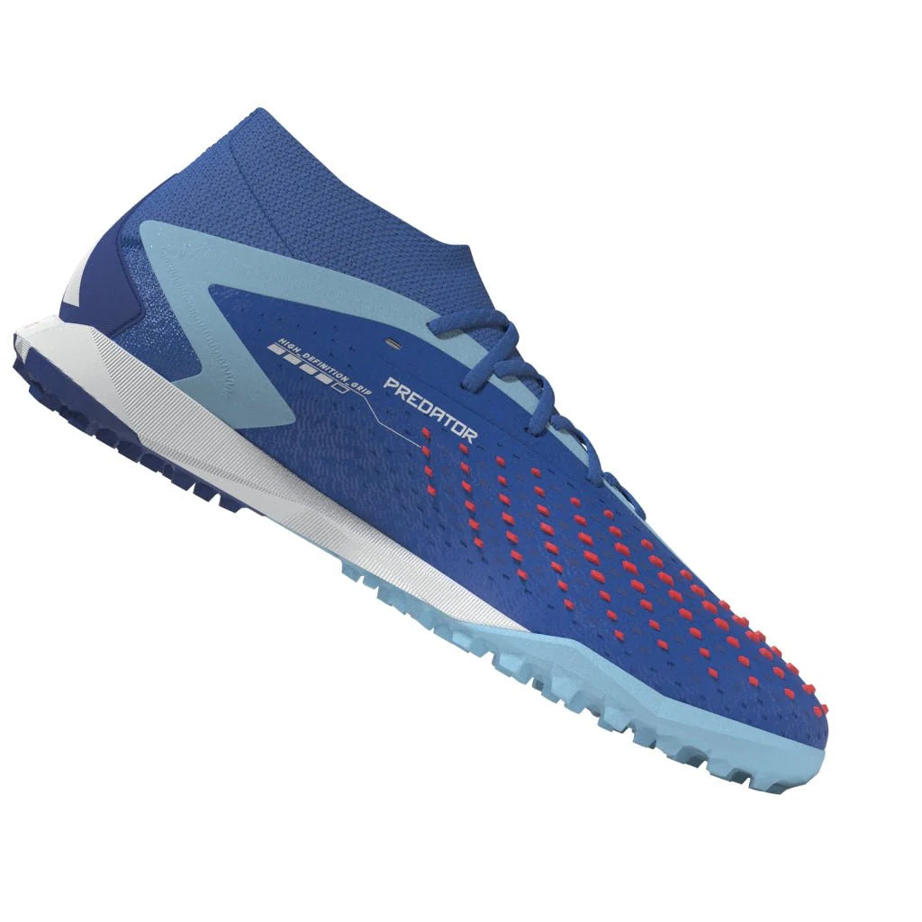 adidas Predator Accuracy1 TF Turf Soccer Cleats Bright Royal White Bliss Blue