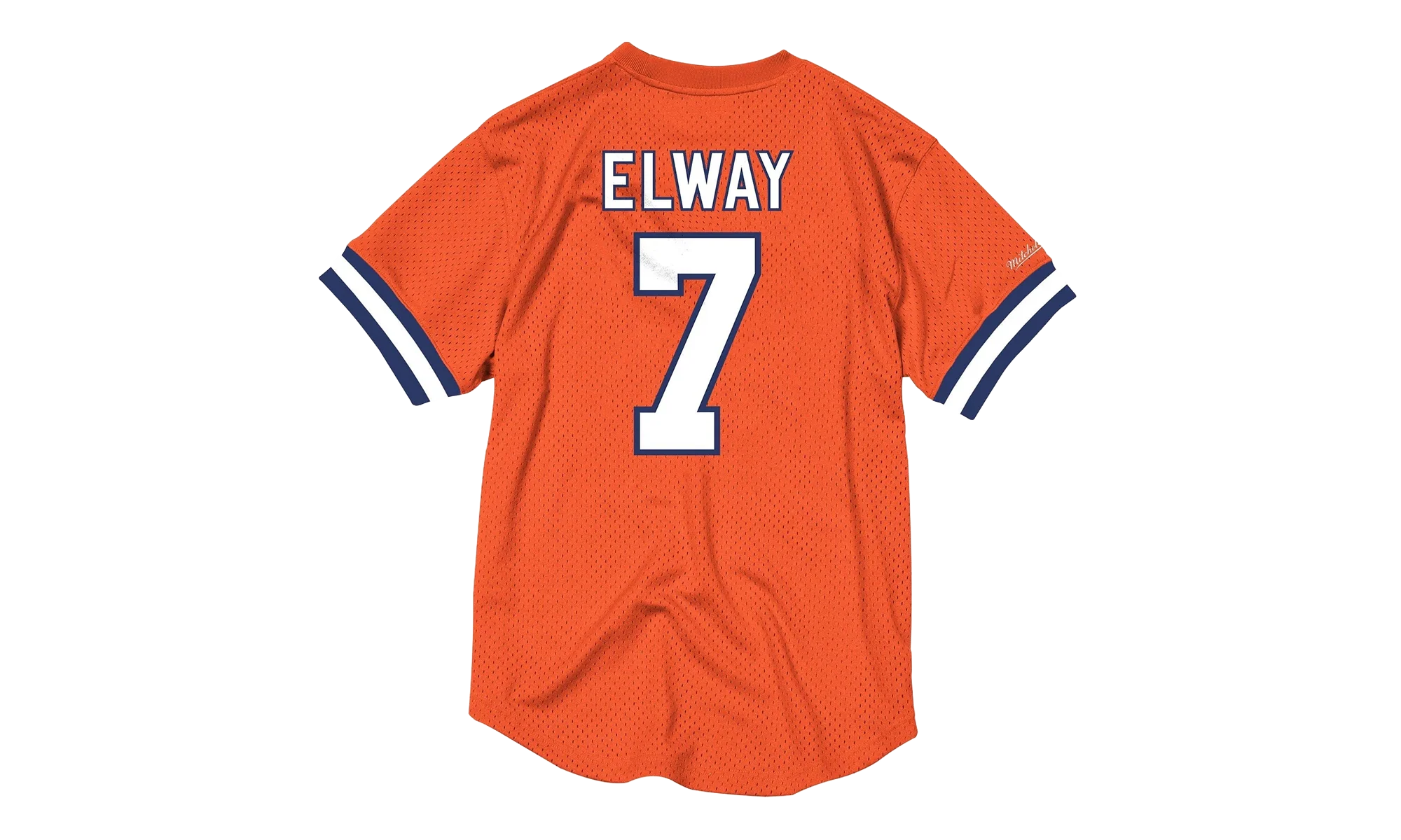 NFL Name & Number Mesh Crew Neck Shirt "Denver Broncos - Orange" NNMPMG18061 DBRORAN94JEL