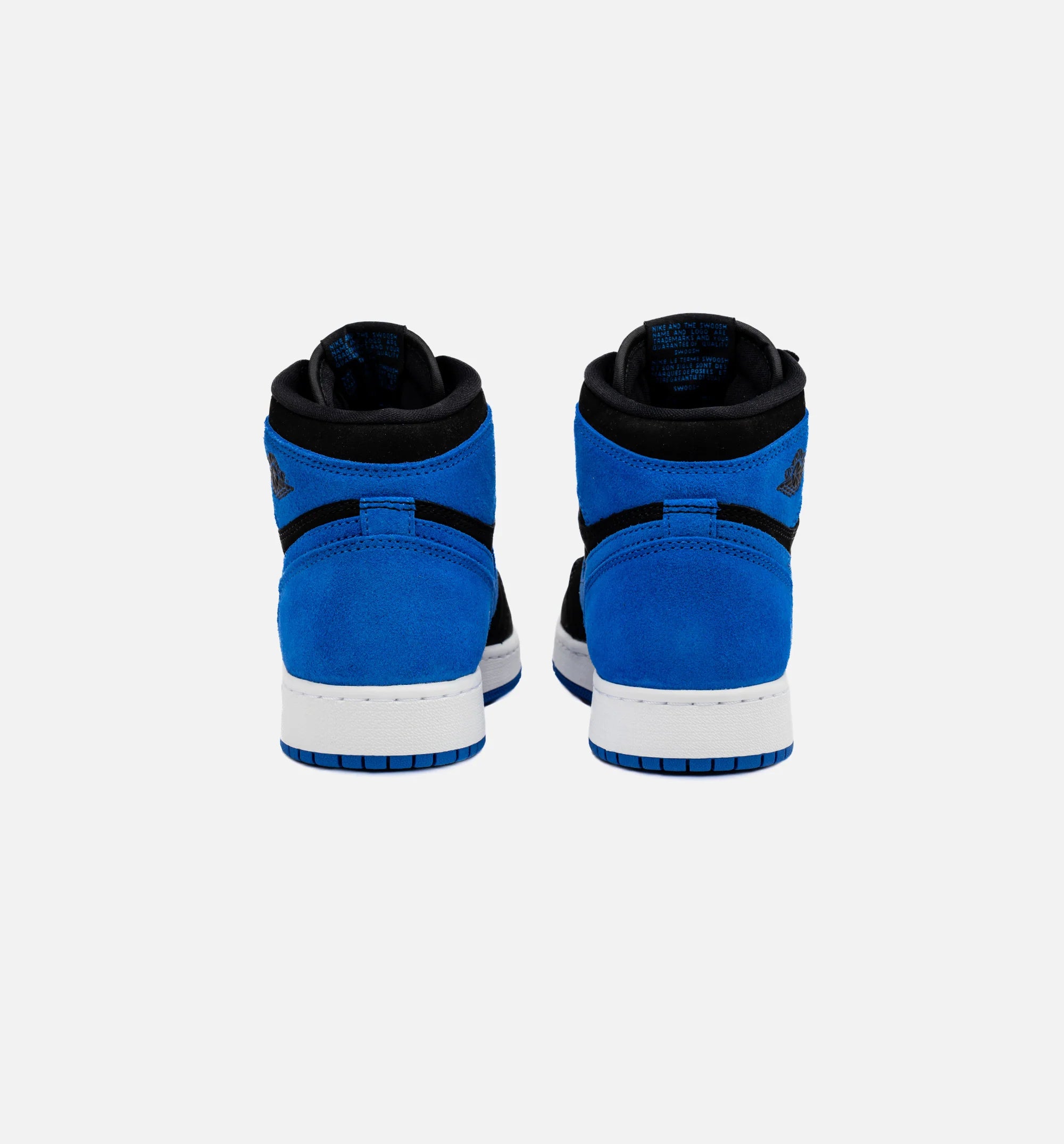 Air Jordan 1 Retro High OG Royal Reimagined Grade School Lifestyle Shoe Black Royal Blue White Free Shipping