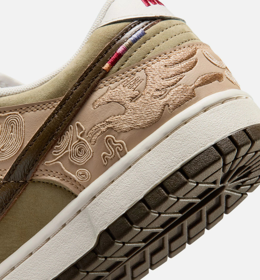 Dunk Low SE Lunar New Year Mens Lifestyle Shoe Linen Phantom Neutral Olive Dark Hazel