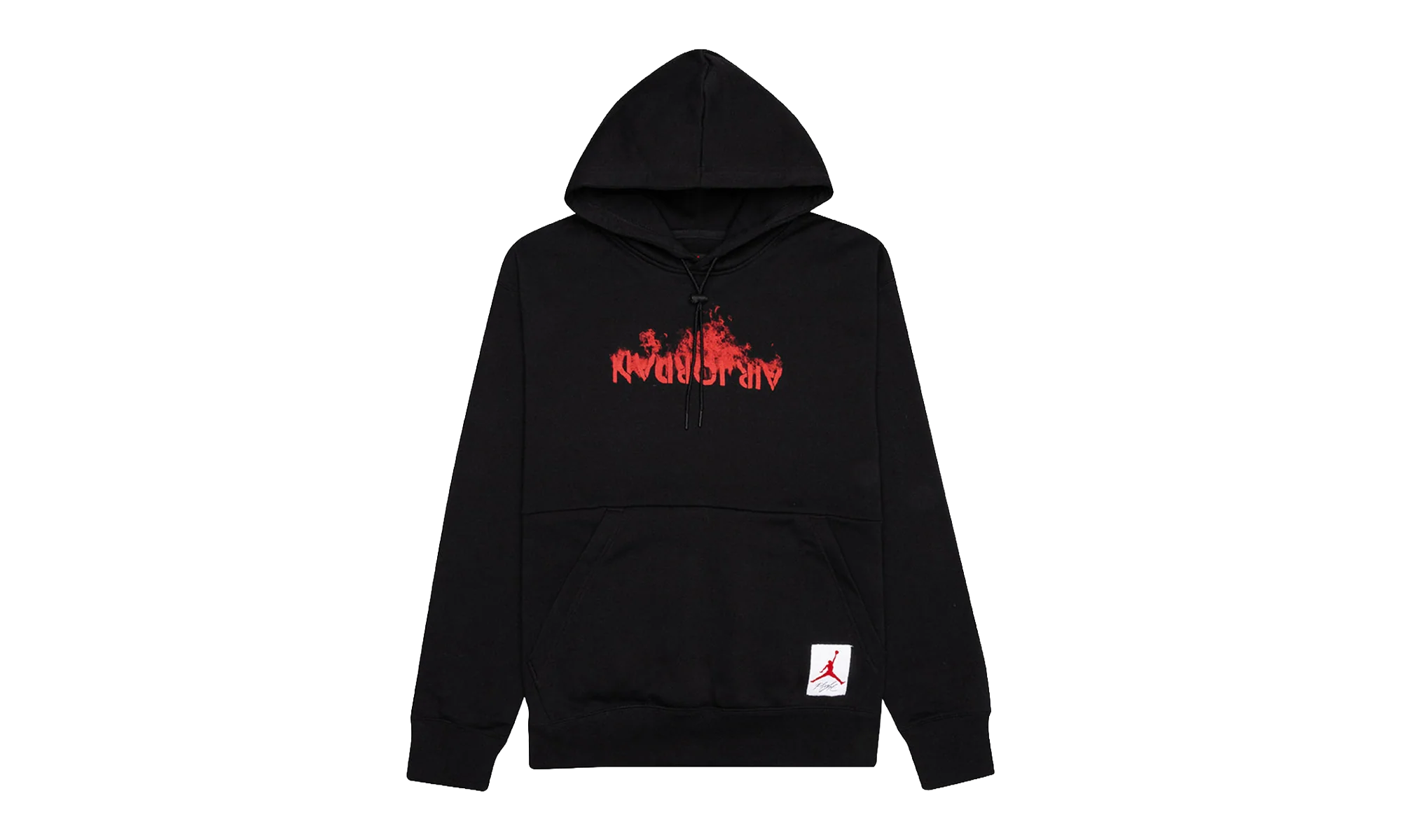 Air Jordan Retro 4 Graphics Fleece Pullover Hoodie "Black / Red" DD3867 010