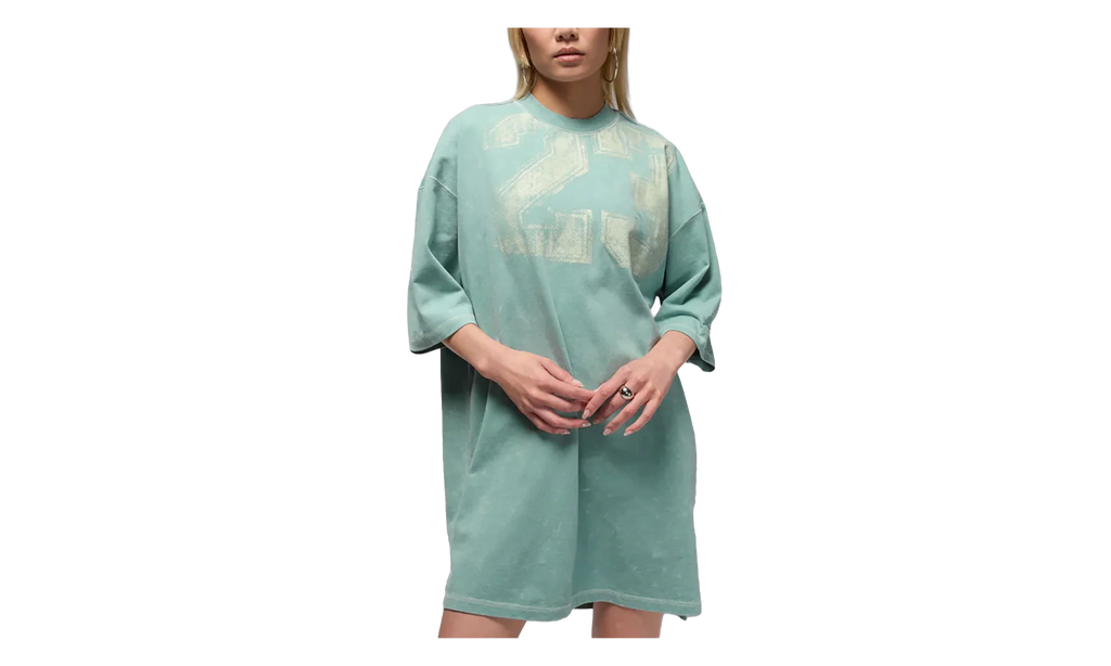 Jordan Flight T-Shirt Dress WMNS "Cannon / Seafoam / Sail" HQ9196 017