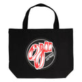 OJII Speed Wheels Canvas Tote Bag Black Red