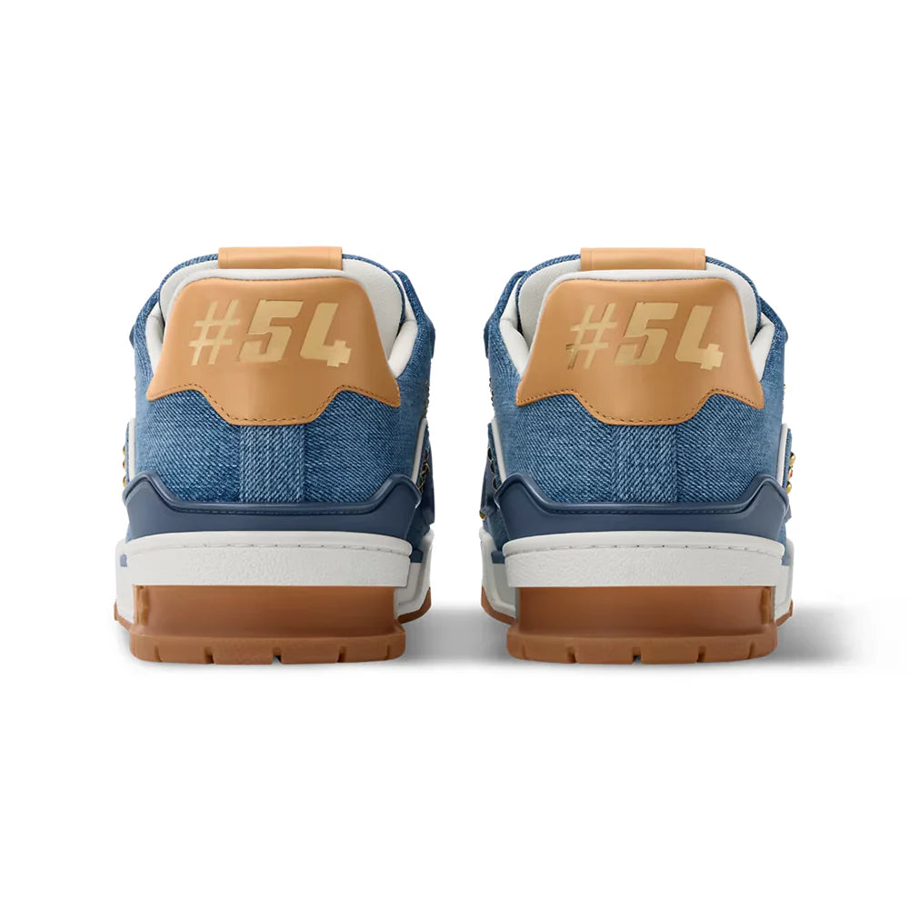 LV Trainer Blue Denim Swarovski
