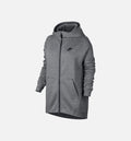 Tech Fleece Cape Womens Jacket Grey Black