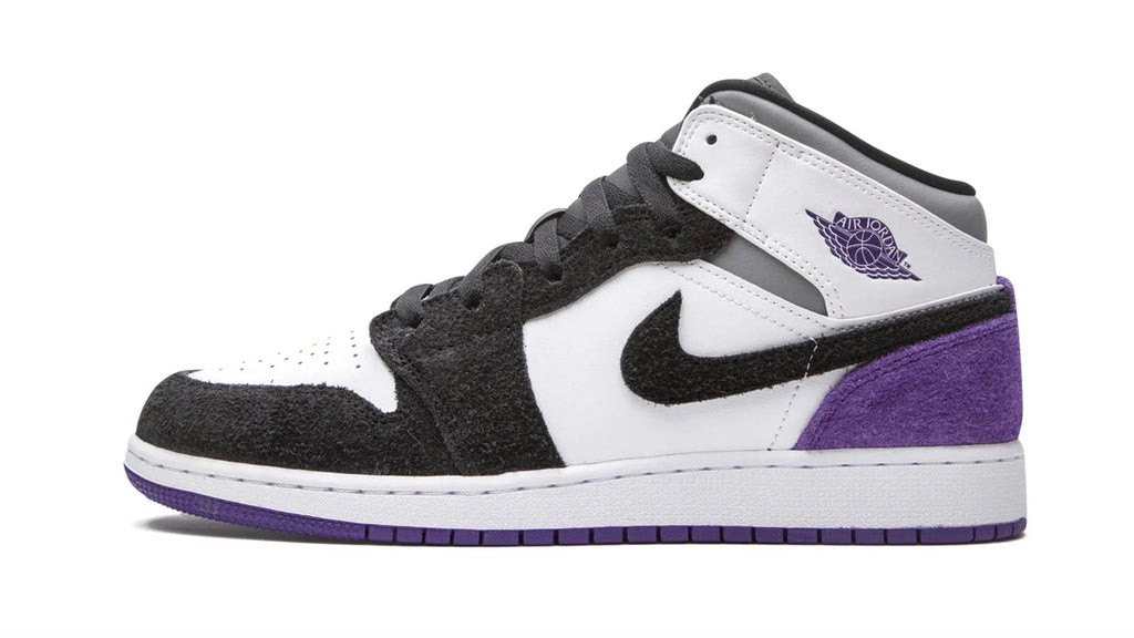 Air Jordan 1 Mid SE Court Purple Suede