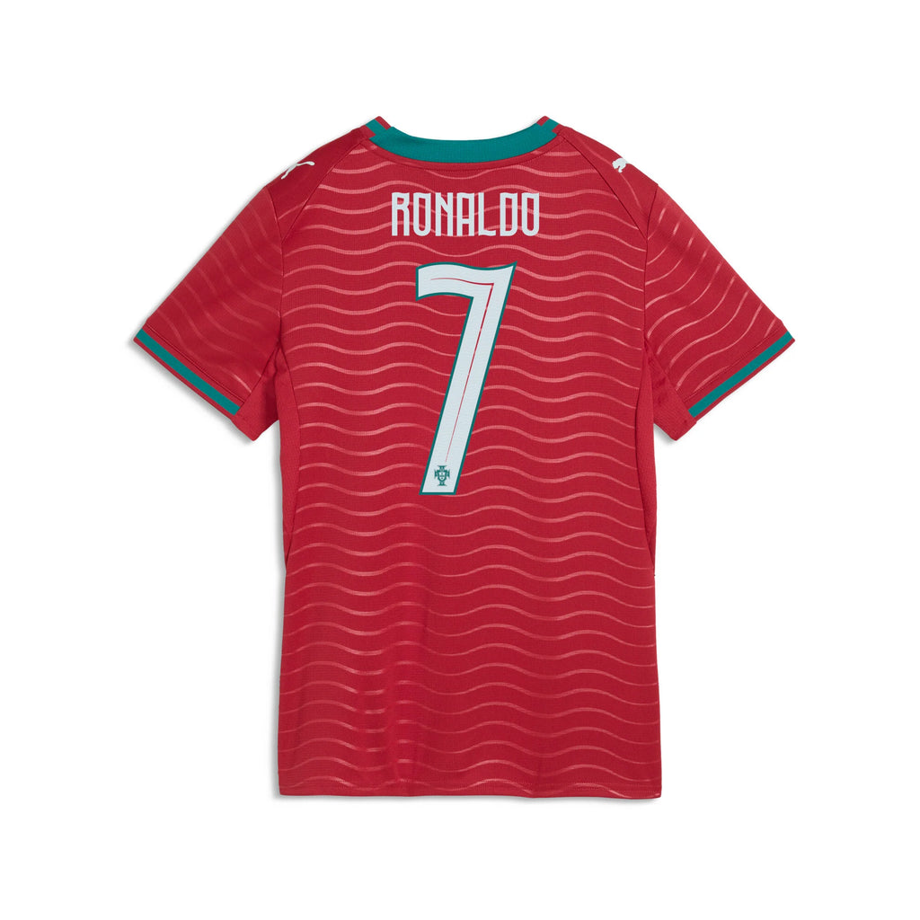 PUMA Portugal Home Cristiano Ronaldo CR7 Womens Soccer Jersey 2026 Red Green