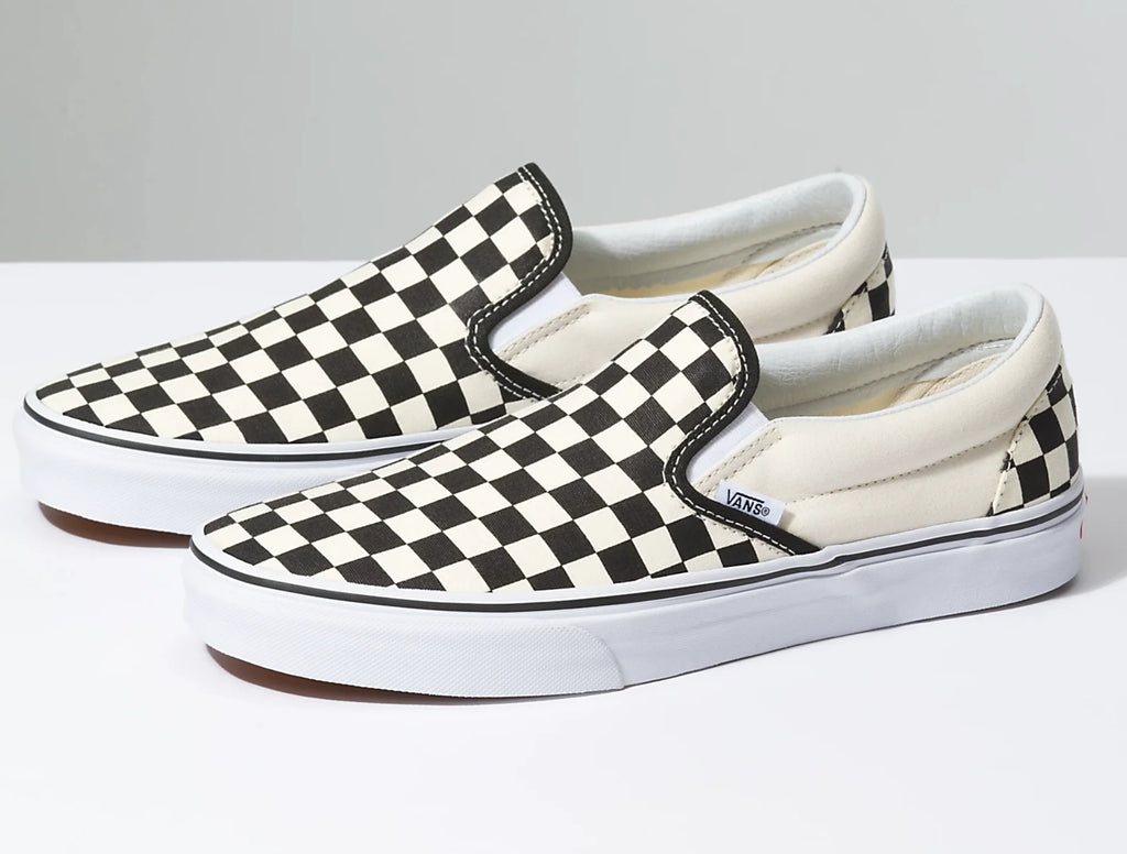 Vans Classic Slip On Checkerboard Black White