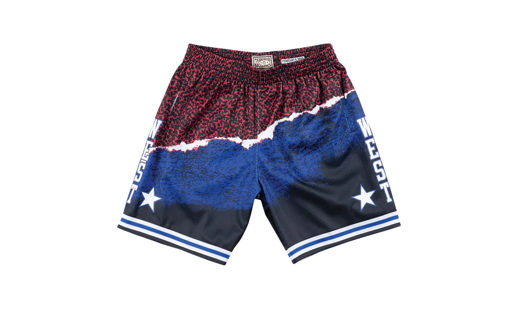 NBA Sublimated Swingman Shorts "2003 All-Star West - Black" SMSHNG18427 ASWBLCK03