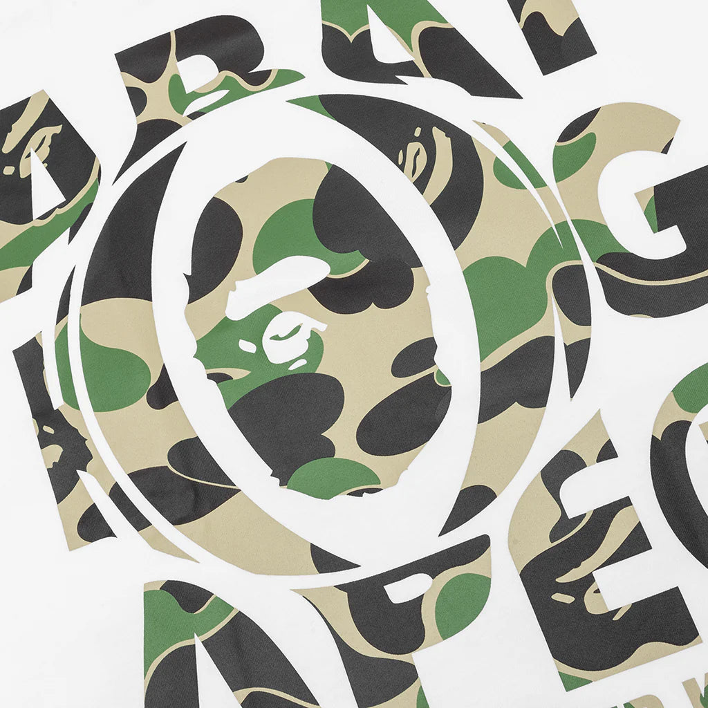 Abc Camo Ape Head Relaxed Fit Tee White