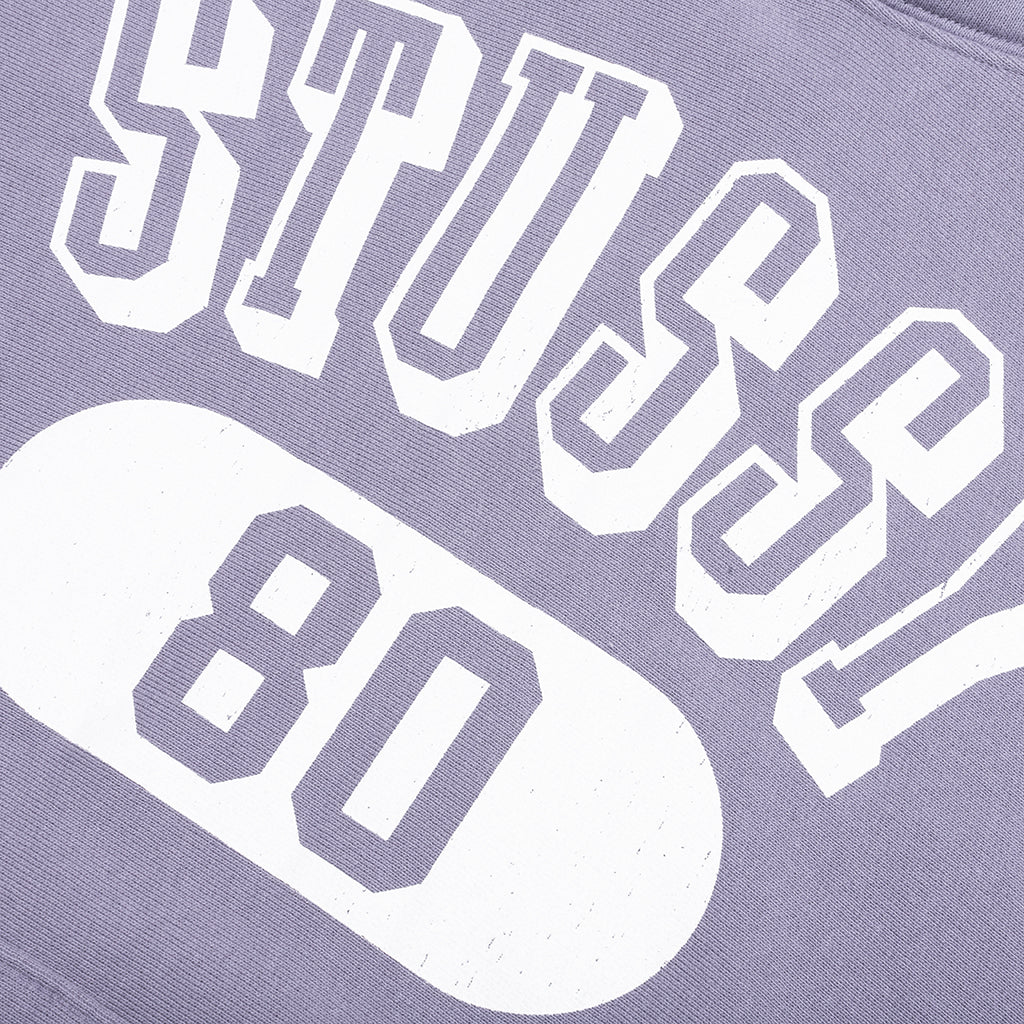 Stussy 80 Relaxed Hood Ash Purple